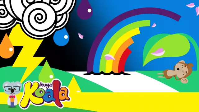 Baby Sensory Stimulation - Colorful Rainy Remix